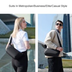 Alternative view of ARCTIC HUNTER τσάντα Crossbody Y00561 με θήκη tablet, 4L, μαύρη