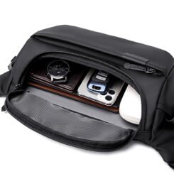 ARCTIC HUNTER τσάντα Crossbody Y00565 με θήκη tablet, 4L, μαύρη