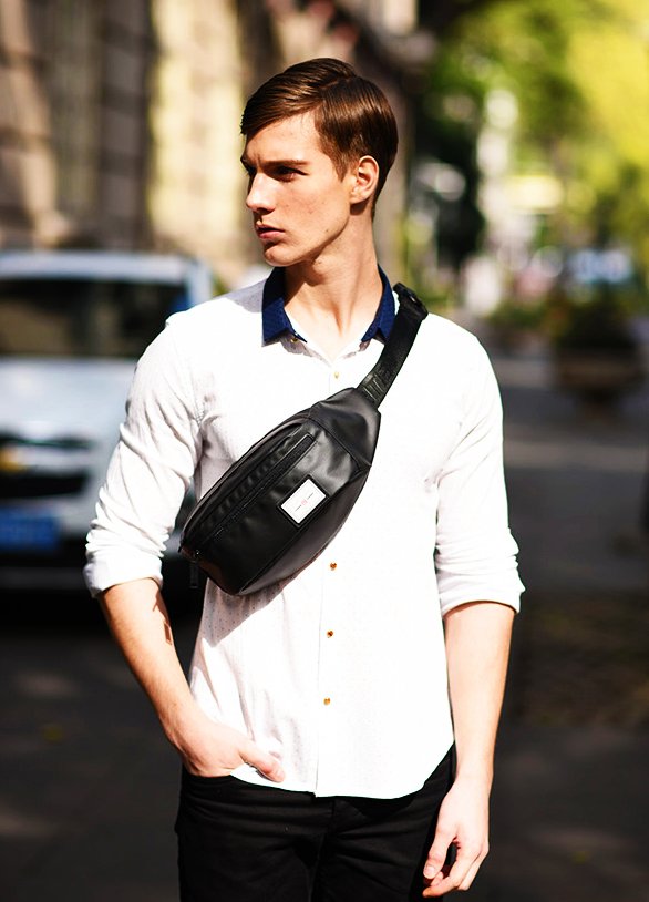 ARCTIC HUNTER τσάντα μέσης YB14001, 13L, μαύρη - Image 4