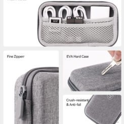 Alternative view of USAMS θήκη οργάνωσης αξεσουάρ US-ZB263, 18.1x10.2x5.3cm, γκρι