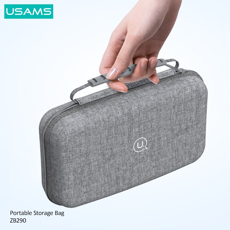 USAMS θήκη οργάνωσης αξεσουάρ US-ZB290, 22x13x7.8cm, γκρι - Image 3