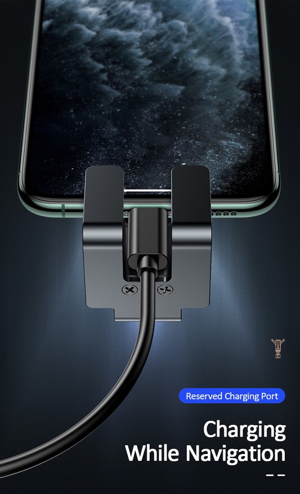 USAMS βάση smartphone για αυτοκίνητο US-ZJ058, μαύρη - Image 3