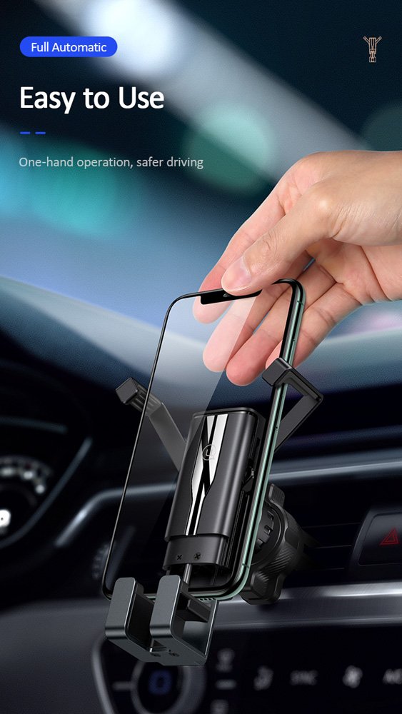 USAMS βάση smartphone για αυτοκίνητο US-ZJ058, μαύρη - Image 8