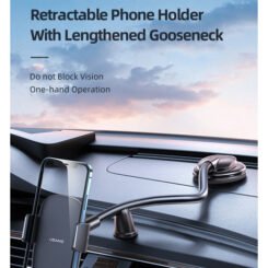 Alternative view of USAMS βάση smartphone αυτοκινήτου US-ZJ065 για ταμπλό/παρμπρίζ, μαύρη