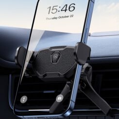 USAMS βάση smartphone αυτοκινήτου US-ZJ077 για αεραγωγούς, μαύρη